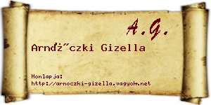 Arnóczki Gizella névjegykártya